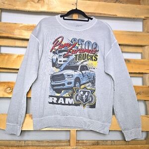 Ram Truck Men's Gray Sweater Size:S